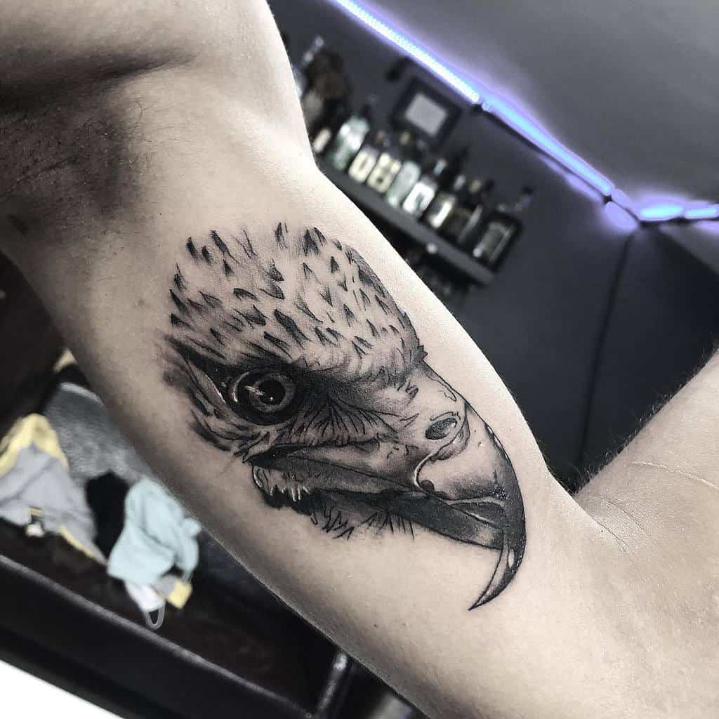 Eagle Head Arm Tattoo onurgokce_tattooer
