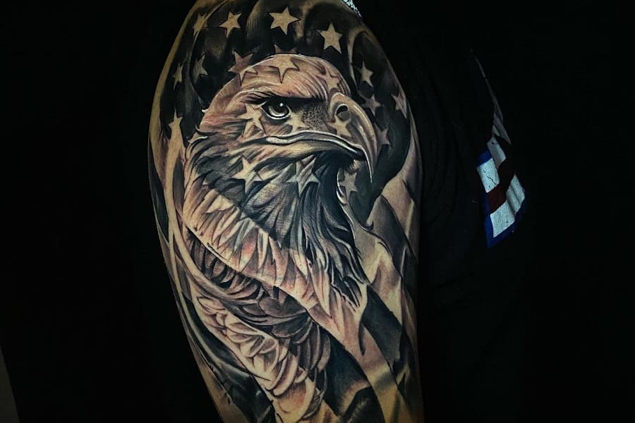 eagle tattoo on forarmTikTok Search