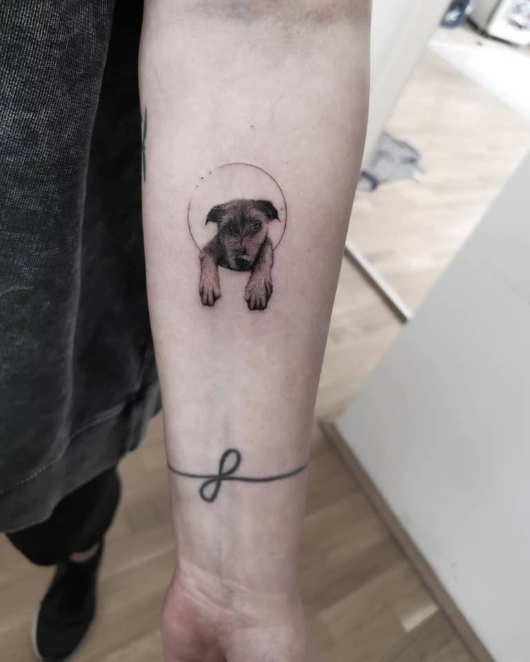 Single Needle Tattoo Design 3