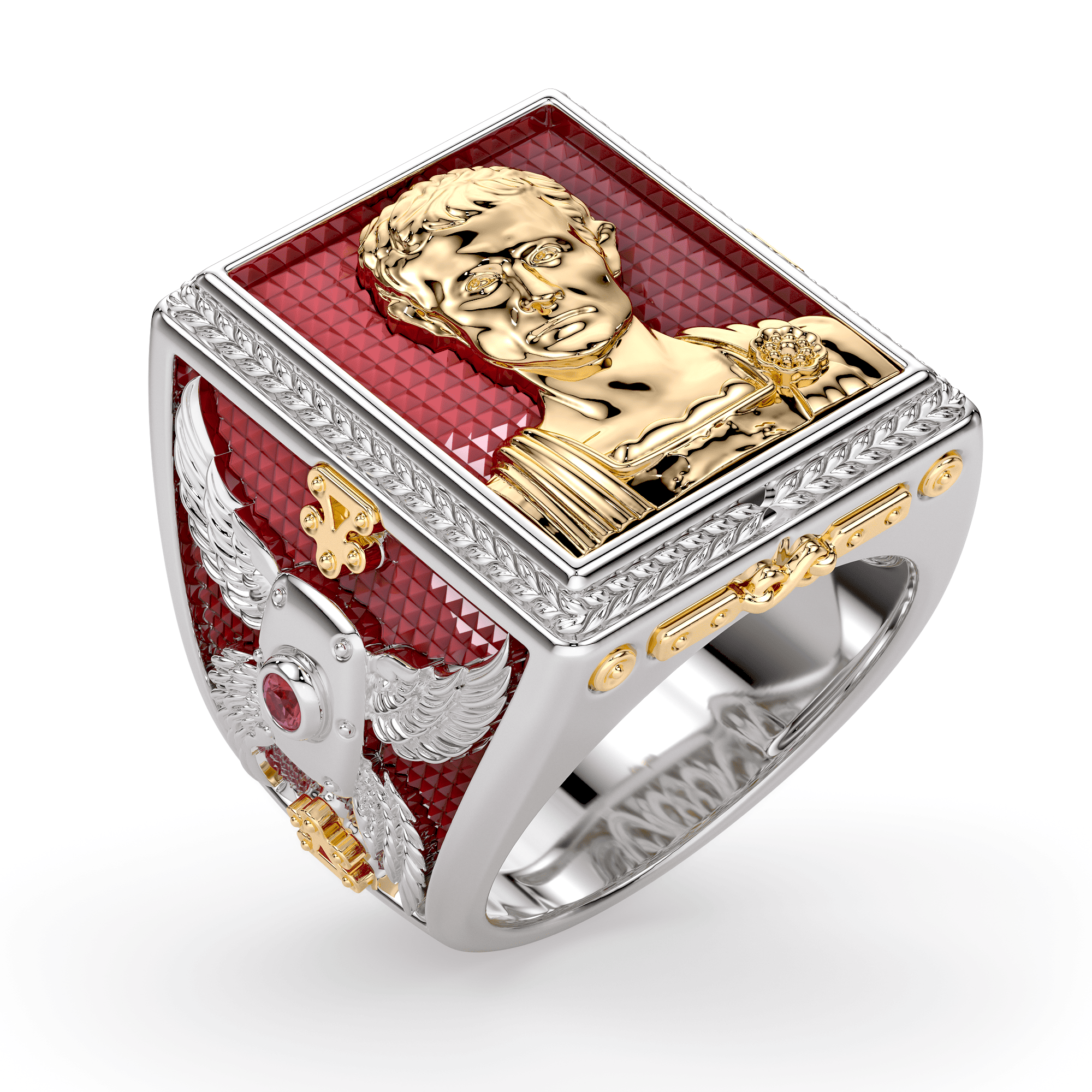 Face of Rome Ring by Alexandria
