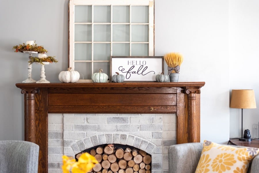 How To Decorate a Fireplace Mantel