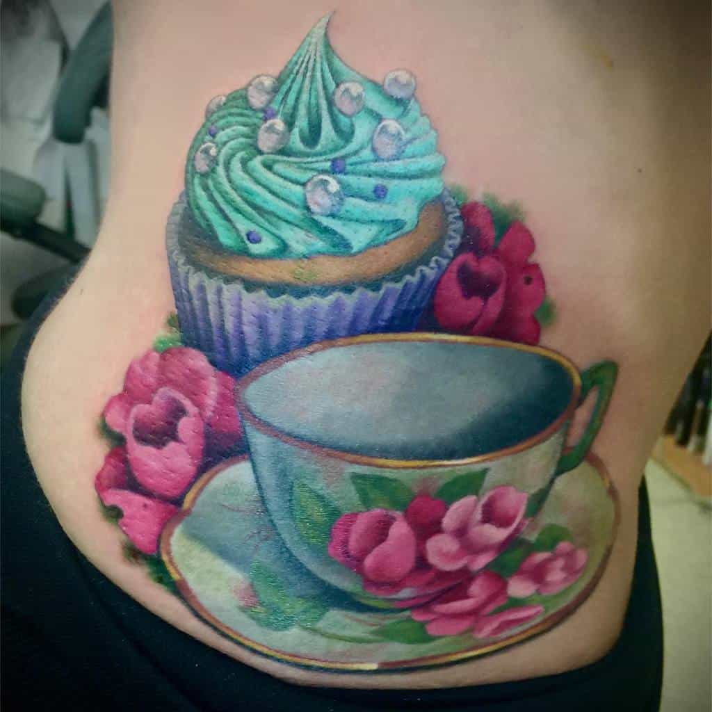 Floral Teacup Tattoo Norsemachine