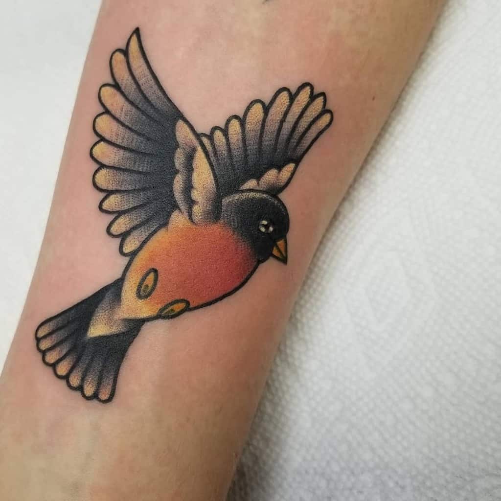 Flying Robin Tattoo Annloaris Tattoos