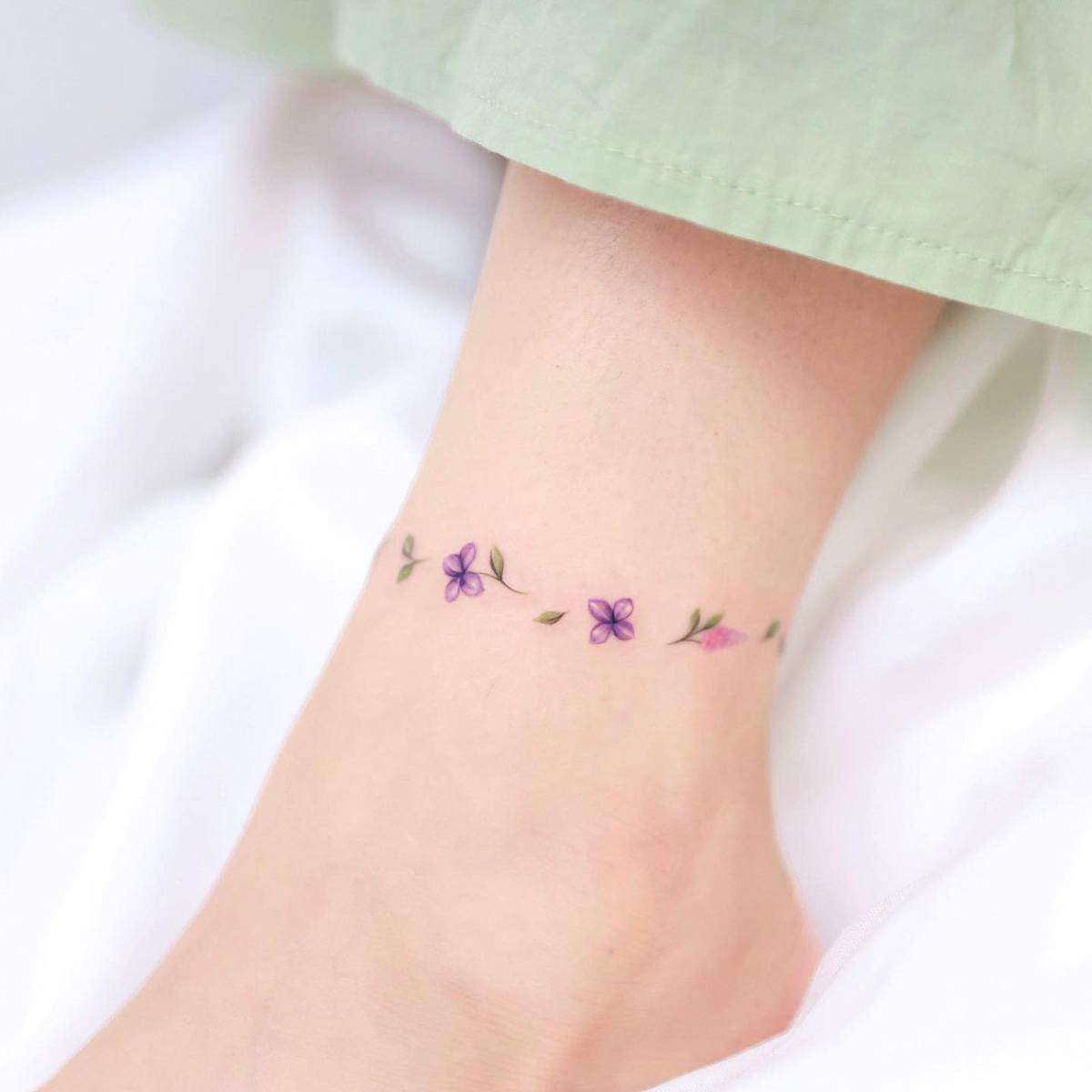 boho rose flower tramp stamp temporary tattoo foot tattoo designs | eBay