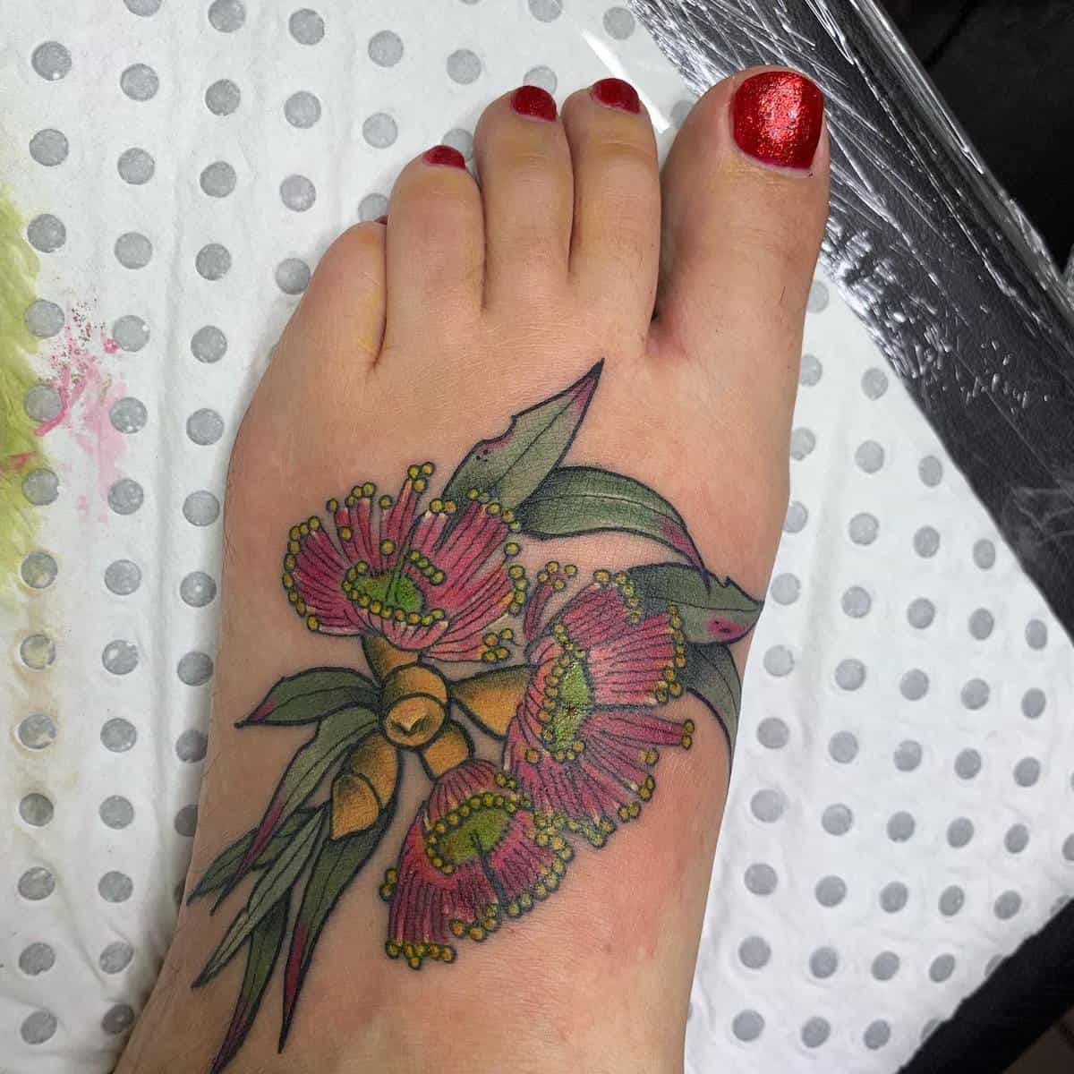 Foot Flower Tattoos caprivikennels