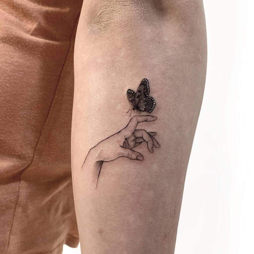 Forearm Butterfly Tattoo Meaning dianabama
