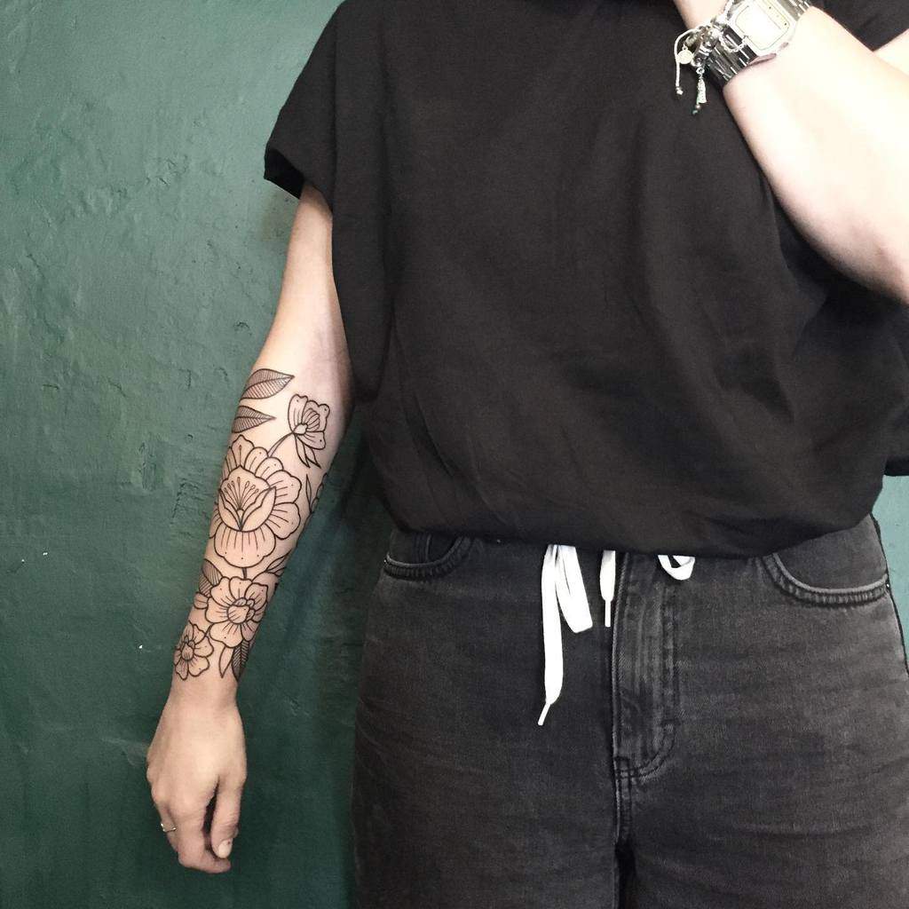 Forearm Half Sleeve Tattoos For Women johnwashingtontattoo