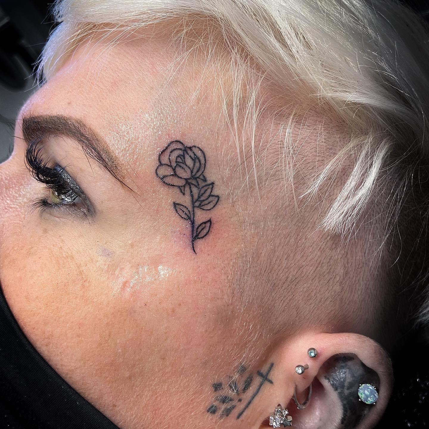 Small Forehead Tattoo -mcfineart