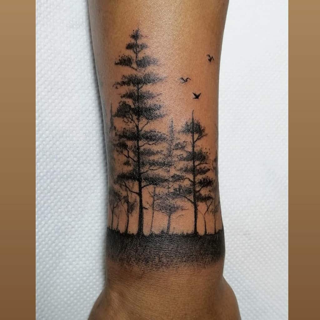 Forest Tree Arm Tattoo ronaldmurilloart