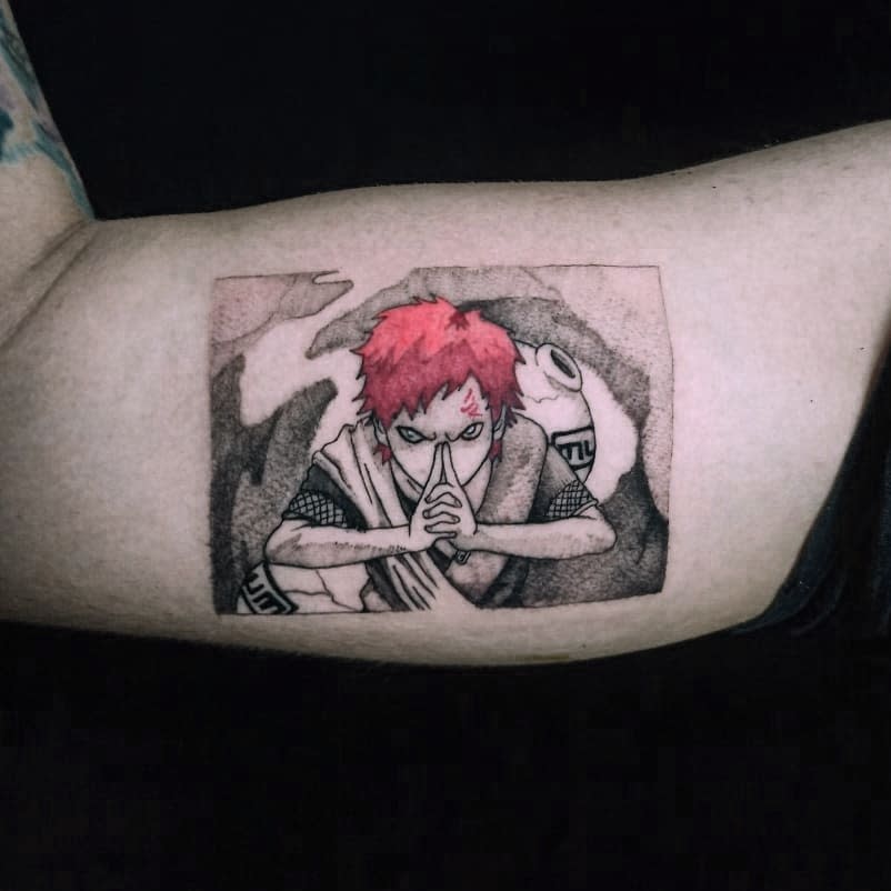 Naruto tattoo from 1year ago fro customer from colombia    Flickr