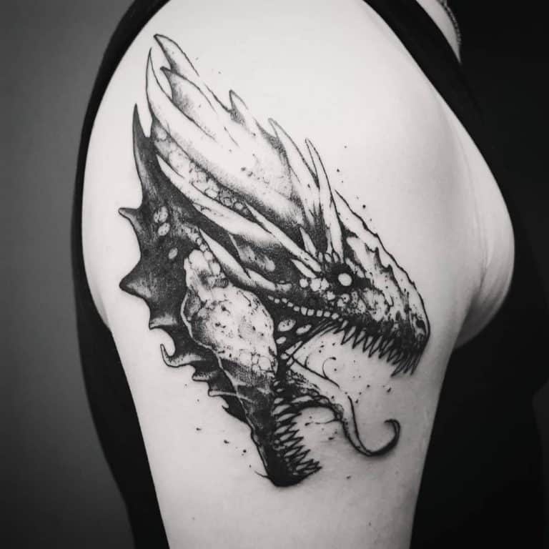 60 Epic Game of Thrones Dragon Tattoo Ideas [2024 Guide]