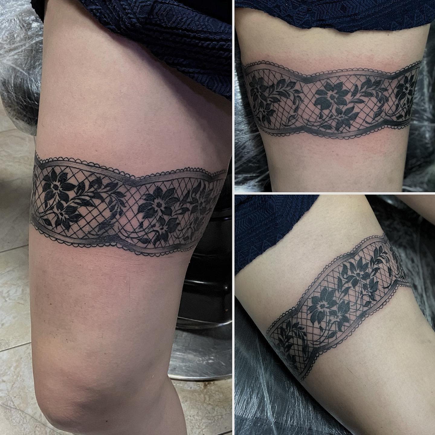 Lace Garter Tattoo -tattoosagittarius
