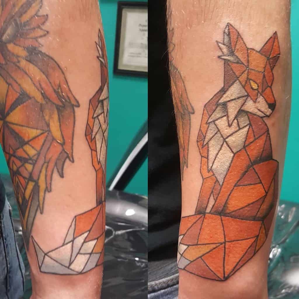 59 Cool Geometric Fox Tattoo Ideas 2024 Inspiration Guide 4589