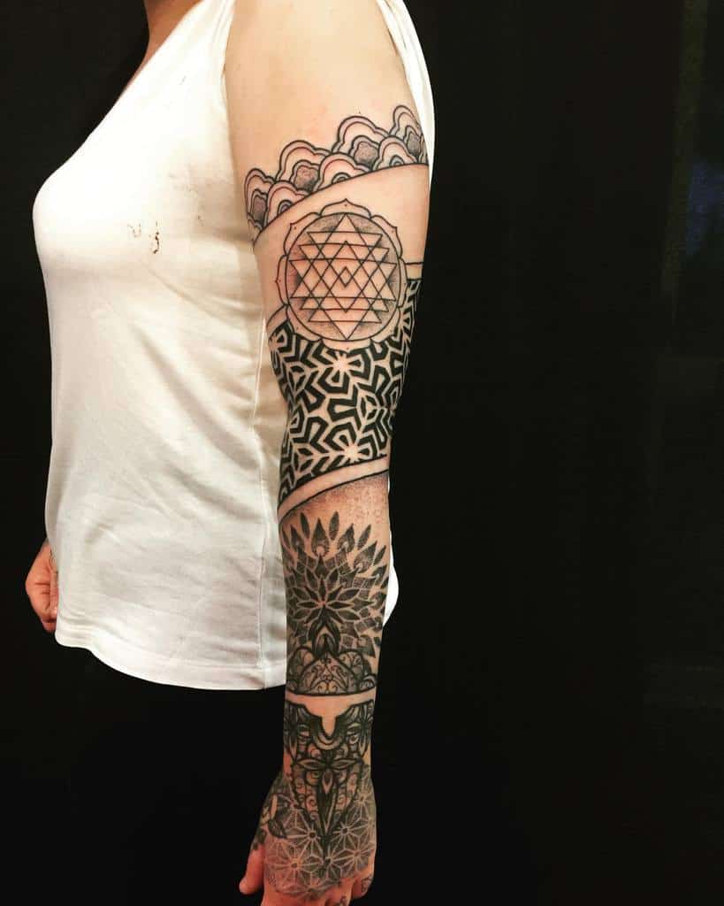 Geometric Tattoo Sleeve Filler ozzyquadros