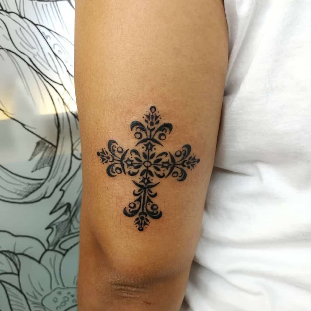 Cross Design Tattoo at best price in New Delhi by Voorkoms  ID 25052896888