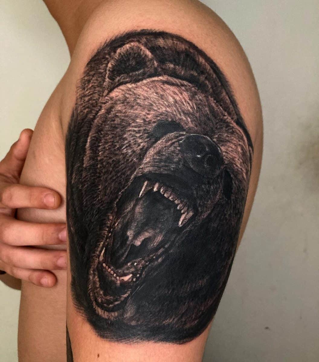 Amazing Black Bear Tattoo Ideas