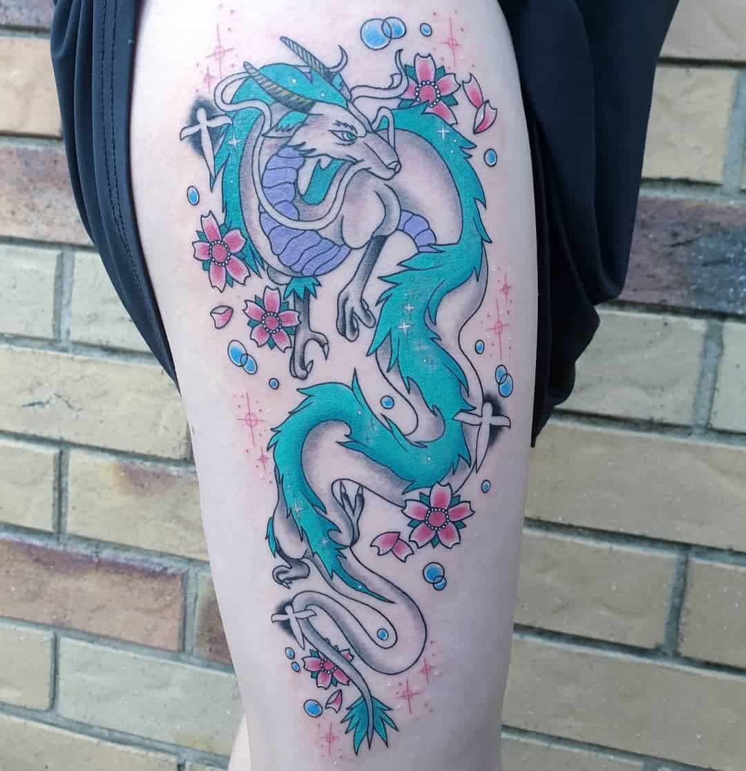 Tatuaje Haku De Studio Ghibli -gabhortontattoos