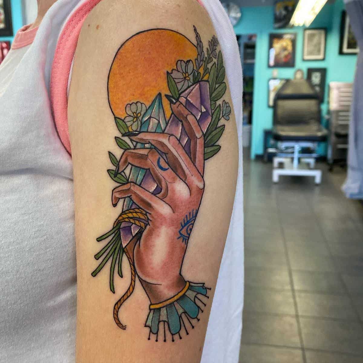 Hand Witchy Tattoos -carla_raffael_tattoos