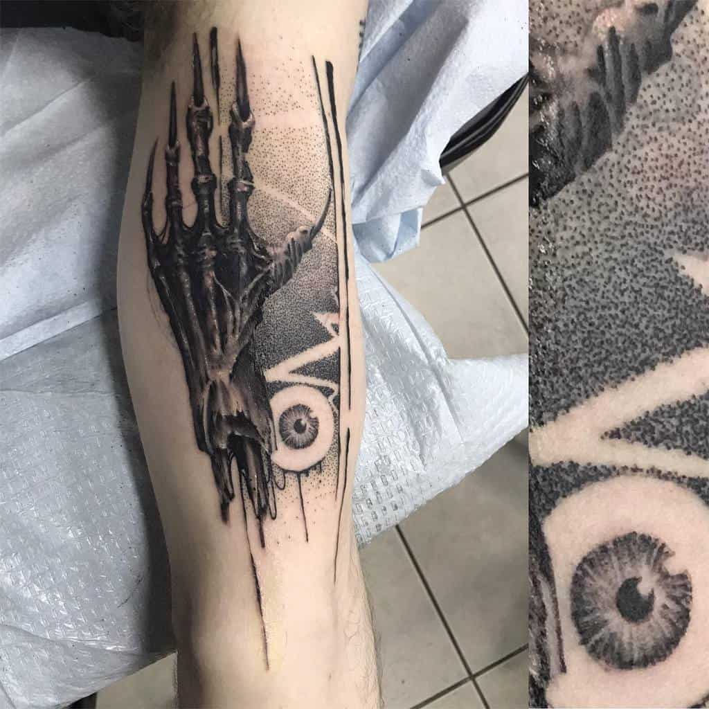 Hand Of Vecna Dungeons And Dragons Tattoos Jakedoestattoos