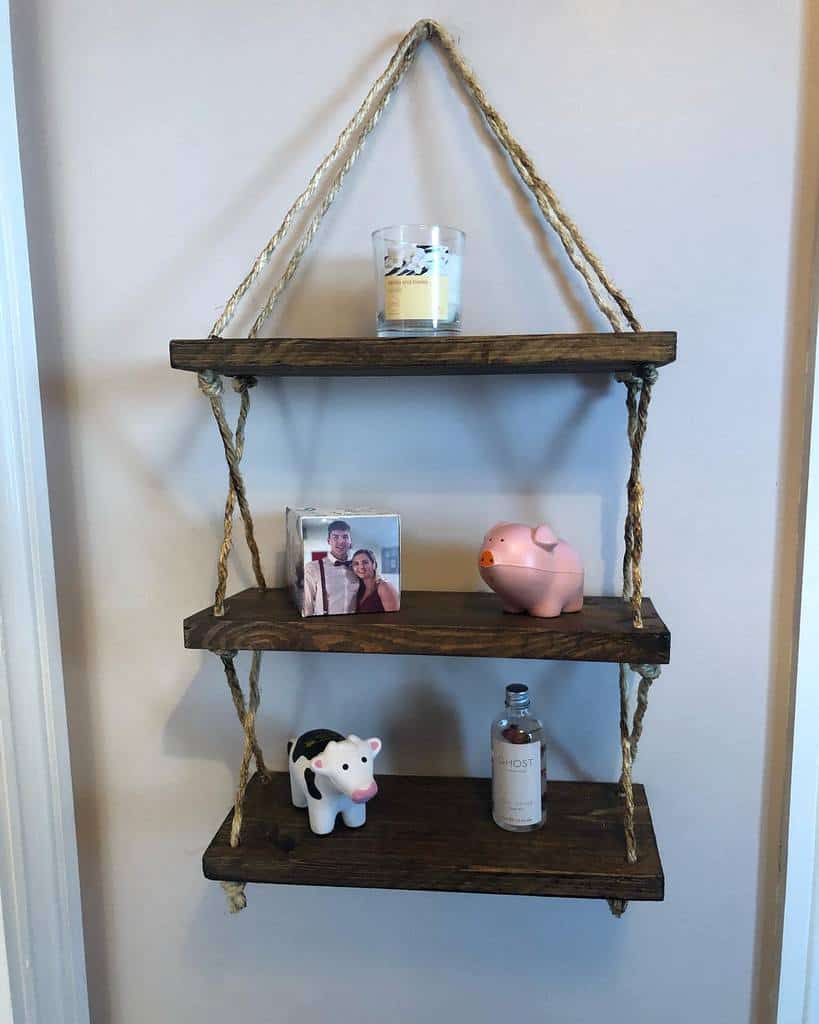 Hanging Shelving Ideas woodenbyannie