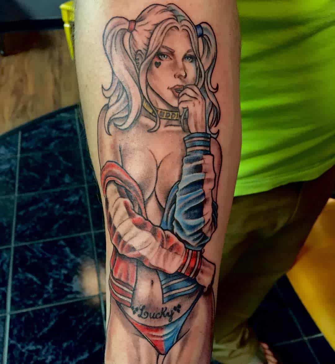 Harley Pin Up Girl Tattoo -midnitegarrett