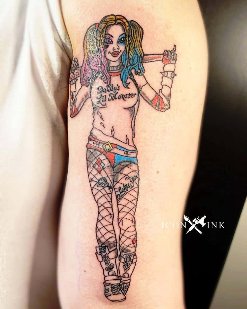 Harley Pin Up Girl Tattoo -valkyrietattoorachel