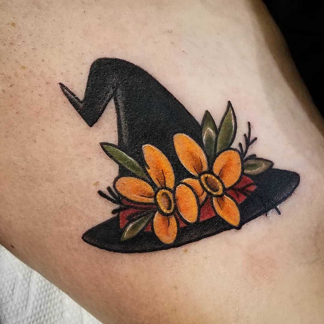 Tatuajes De Sombreros De Brujas -sknapp_tattoos(2)