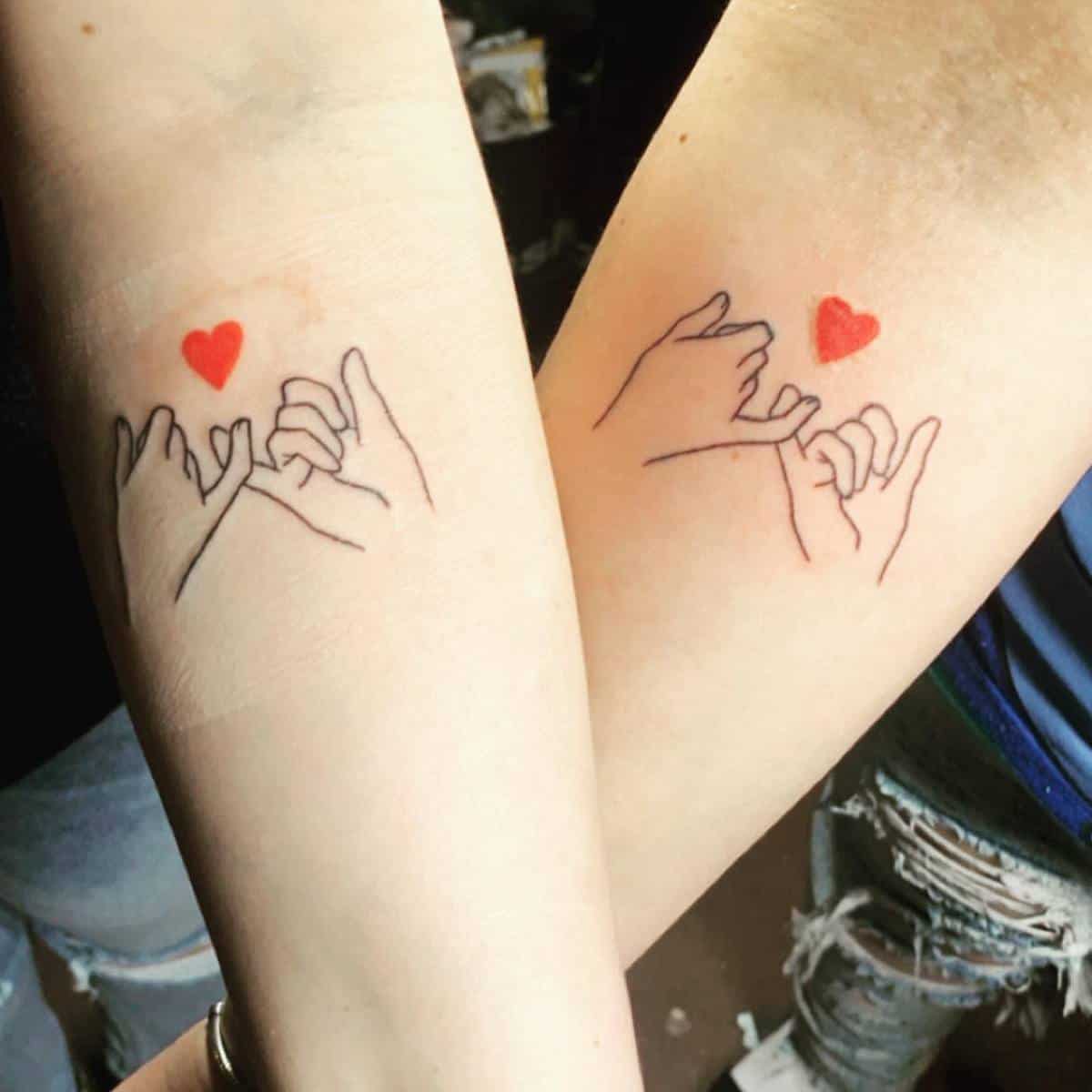 Heart Matching Tattoos wildstyle__ink203