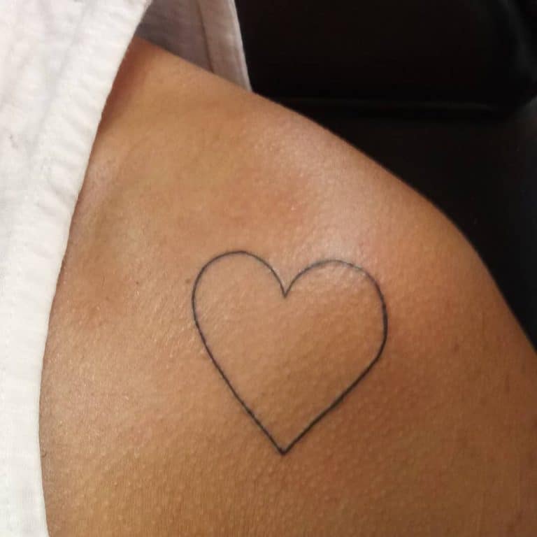 69 Great Heart Outline Tattoo Ideas [2024 Inspiration Guide]