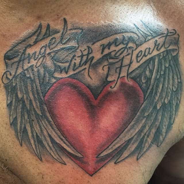 Heart With Angel Wings Tattoo fishink_tattoo