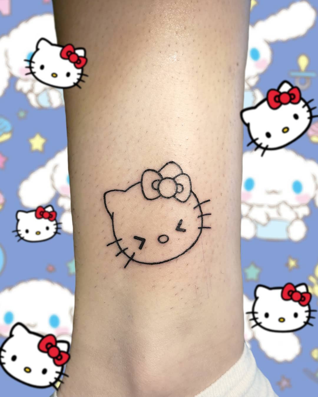 50+Amazing Hello Kitty Tattoo Designs with Meanings, Ideas, and Celebrities  - Body Art Guru