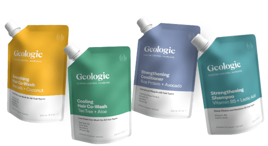 Geologie Family of Haircare Products