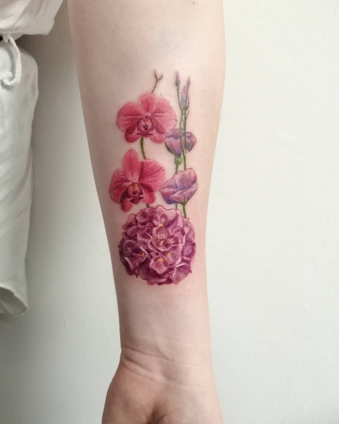 Hydrangea Wrist Tattoo -aggiewheel