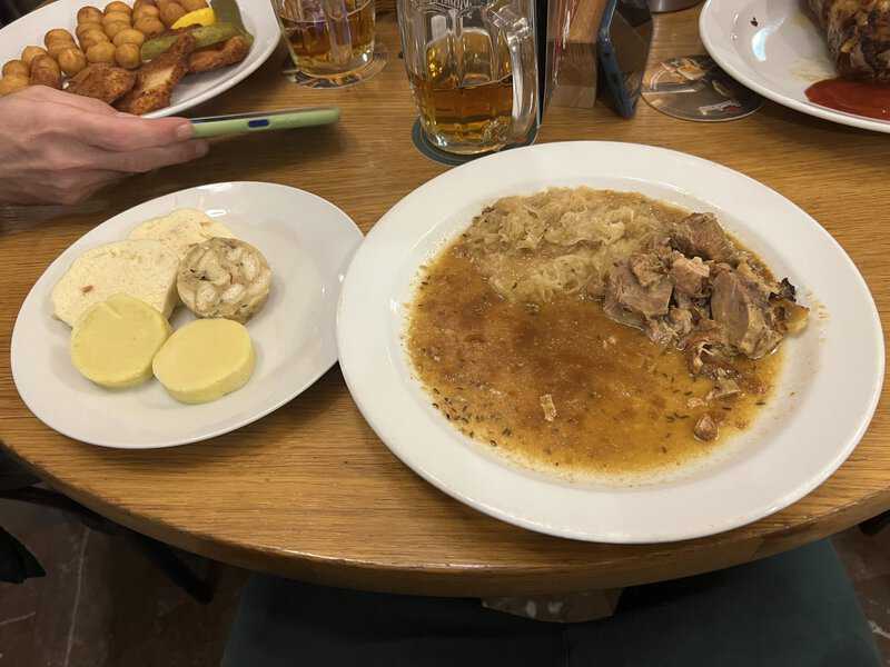 Pork and Cabbage with Bread Dumplings