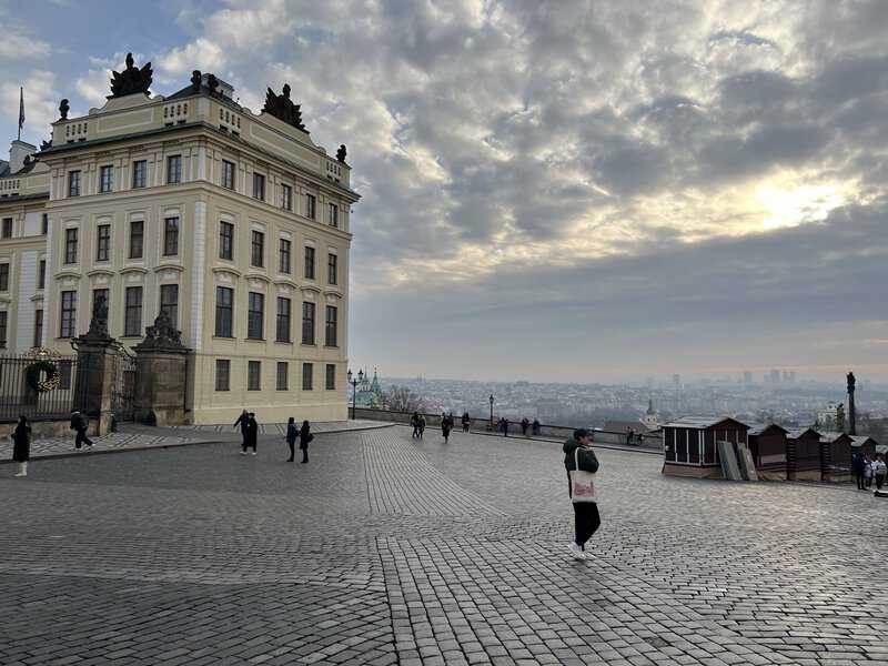 Panoramic View over Prague from Prague Castle