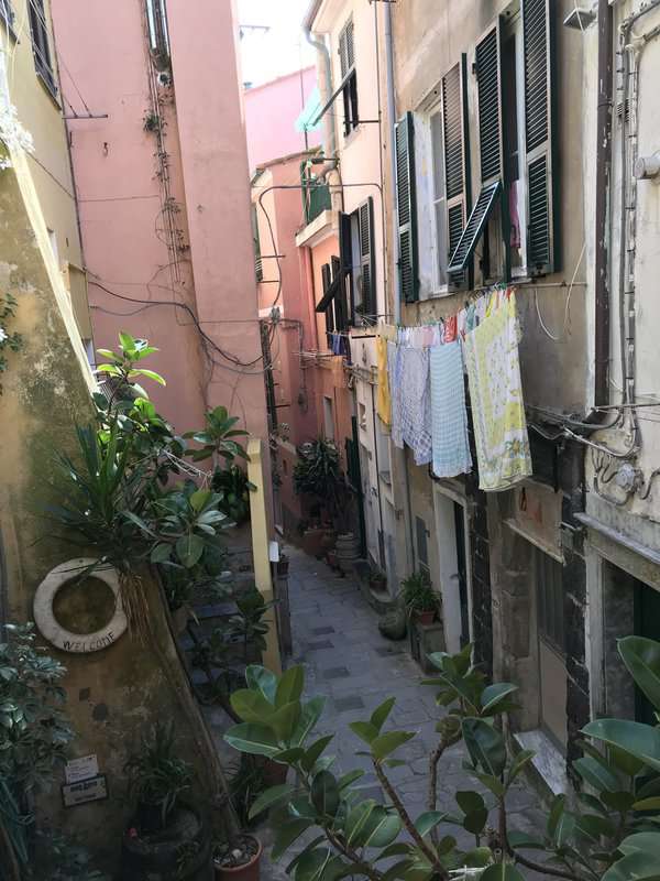Cinque Terre narrow streets