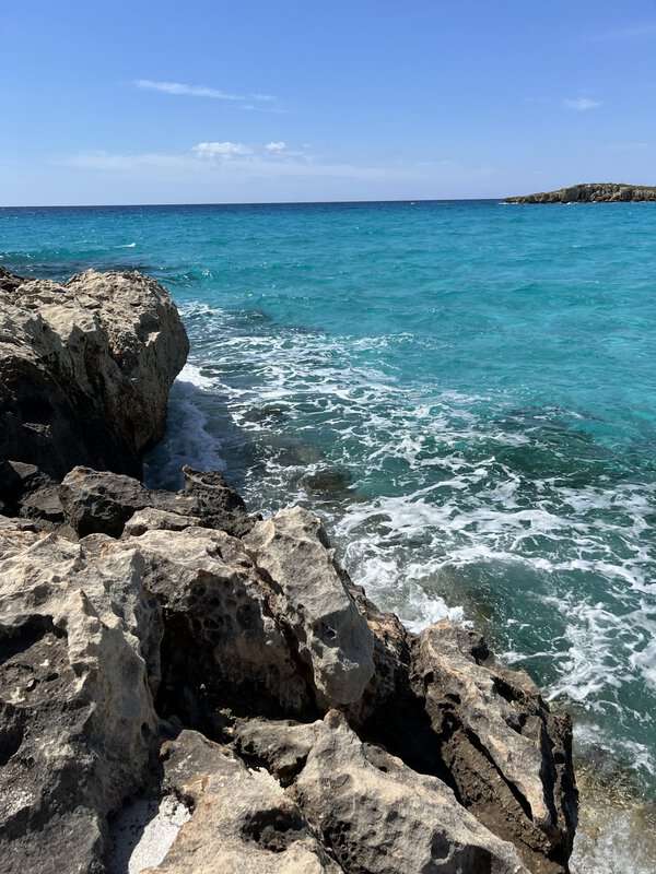 Ayia Napa’s Nissi Beach blue lagoon