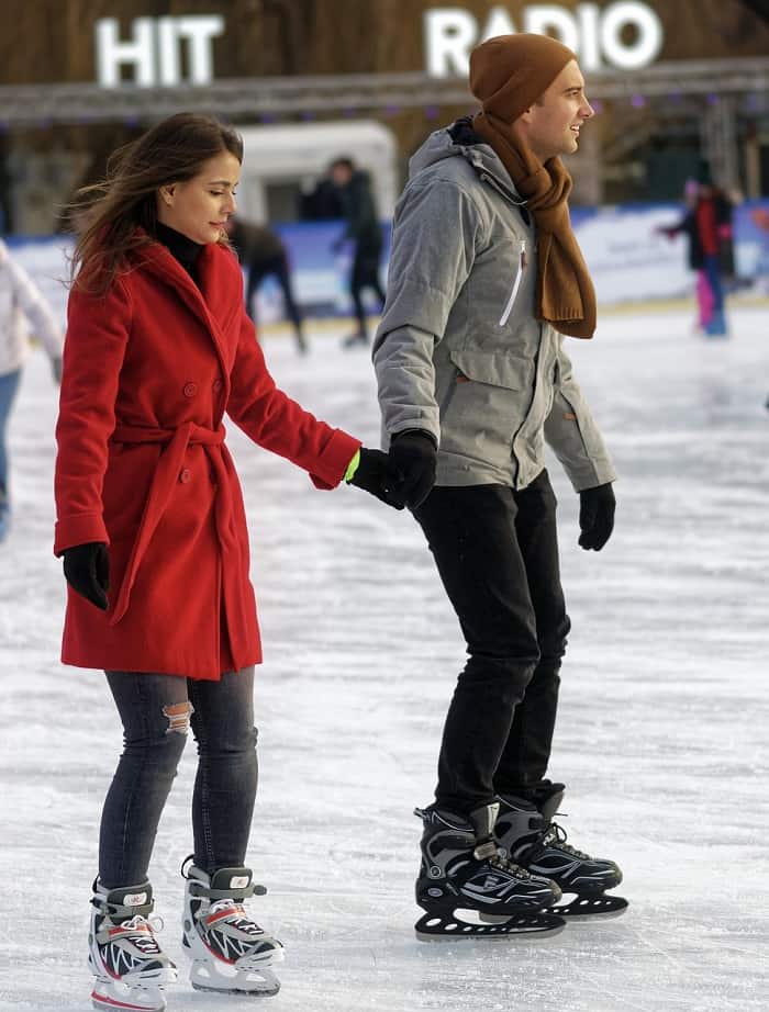 Ice Skating Couple