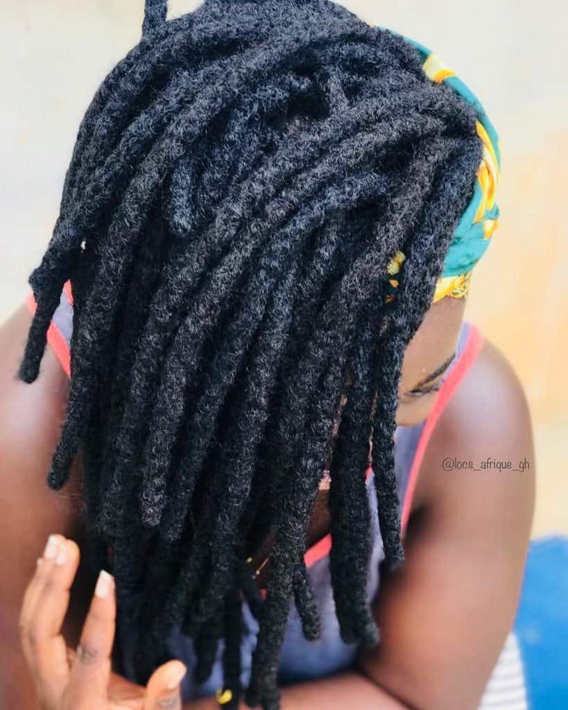 Iconic Dreadlock Hairstyle With Natural Long Dreads2