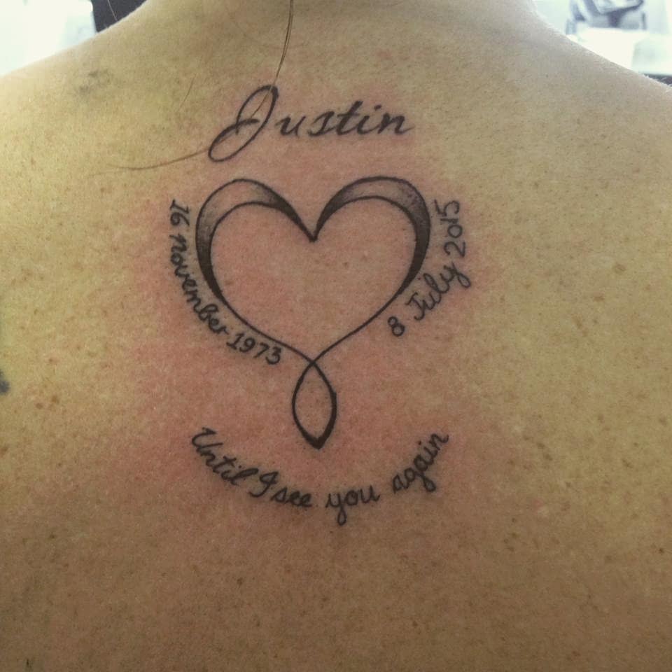 Infinity Heart Back Tattoo steven_martheze