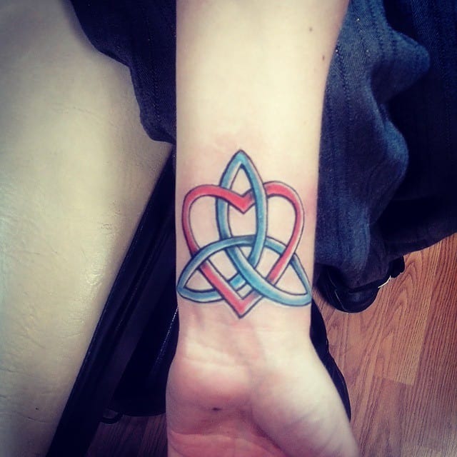 Infinity Heart Celtic Tattoo boscostattoosxsouthstreet