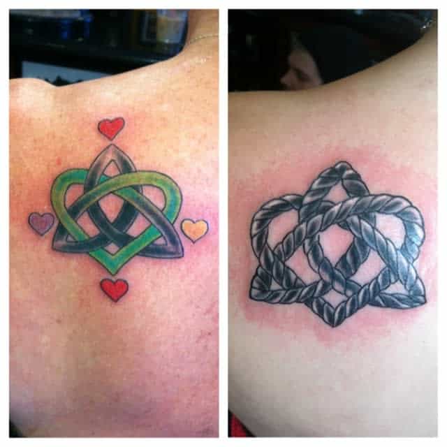 Infinity Heart Celtic Tattoo falcignoart