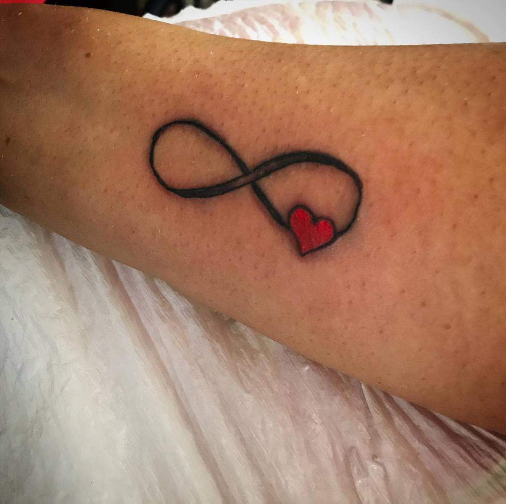 Infinity Heart Forearm Tattoo tattgrlmichelle