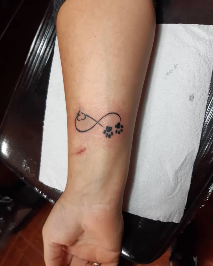 Infinity Paw Temporary Tattoo - Set of 3 – Tatteco