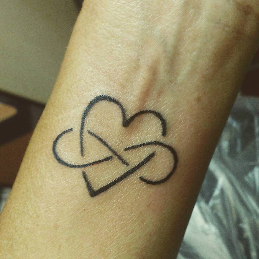 Infinity Heart Wrist Tattoo cassverrett