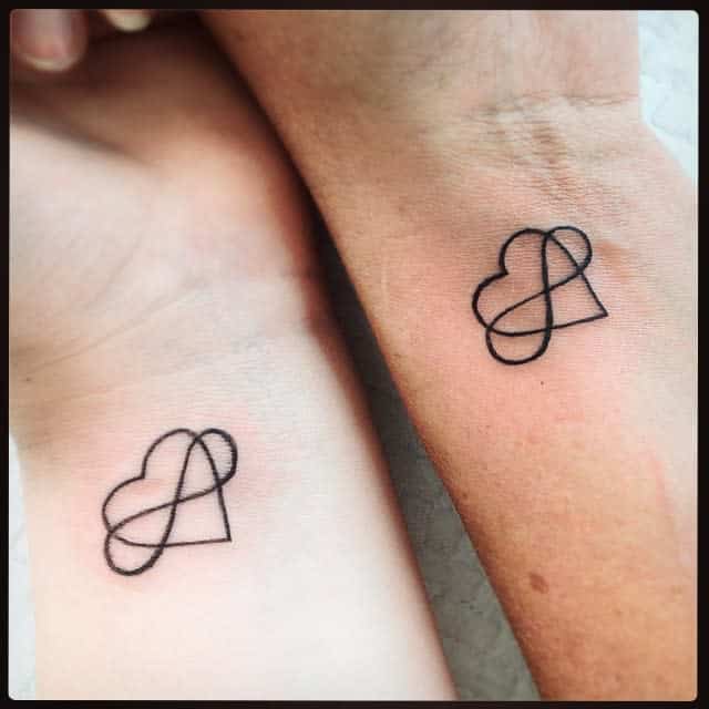 Infinity Heart Wrist Tattoo witchhayzle