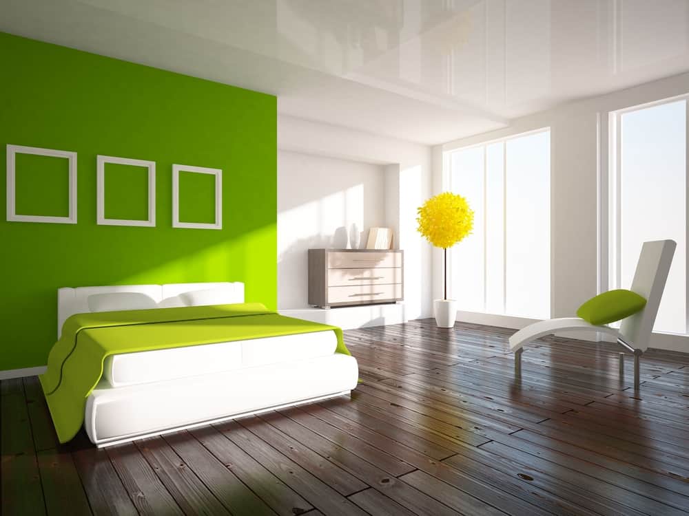 Green,Interior,Of,Bedroom