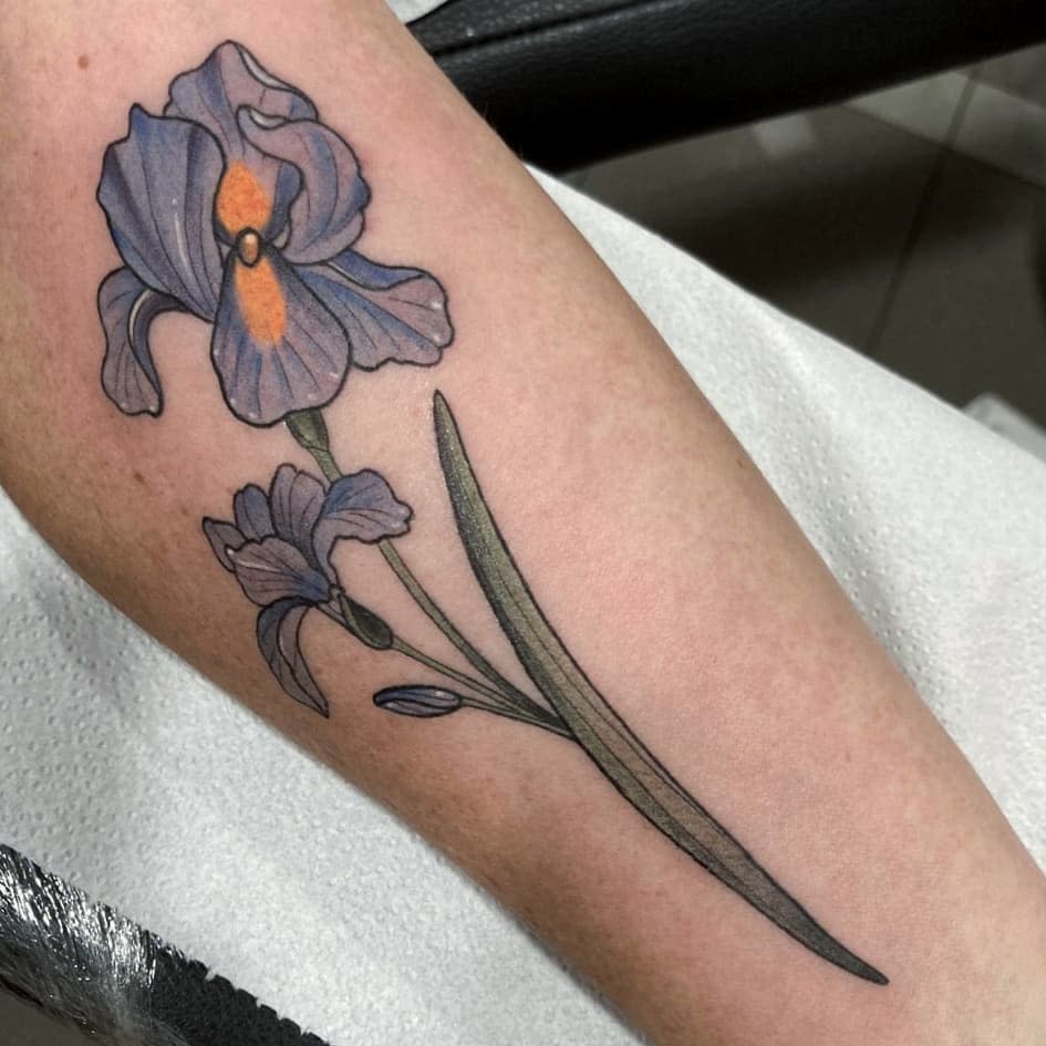 Tatuaje de iris azul -diana_plescia