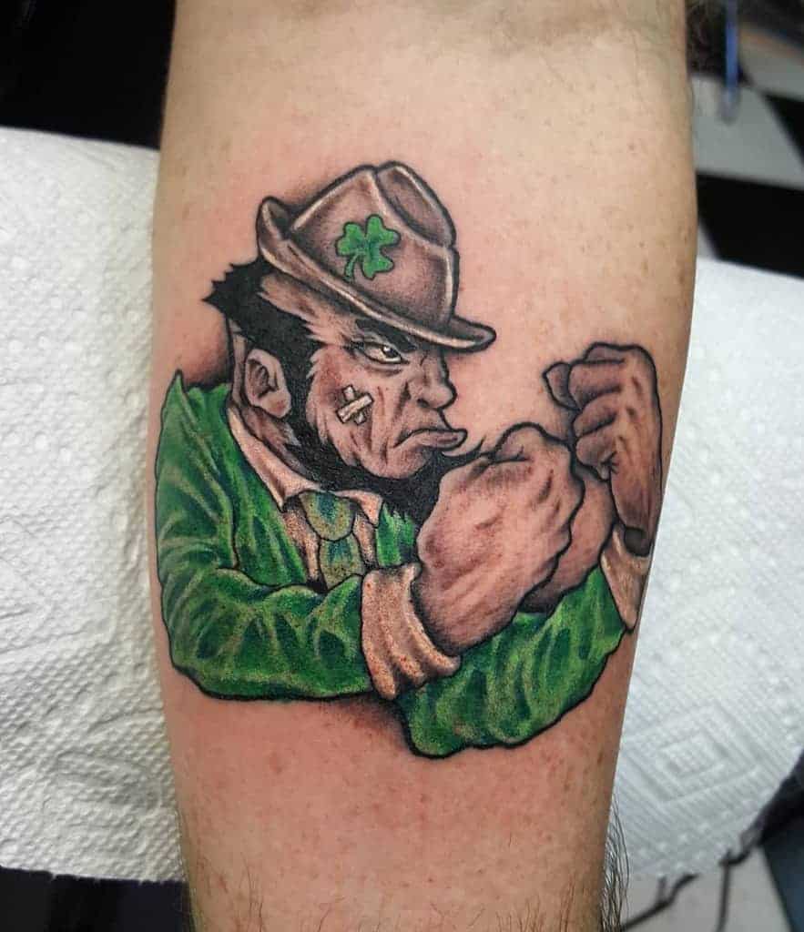 Irish Fighting Irish Tattoo