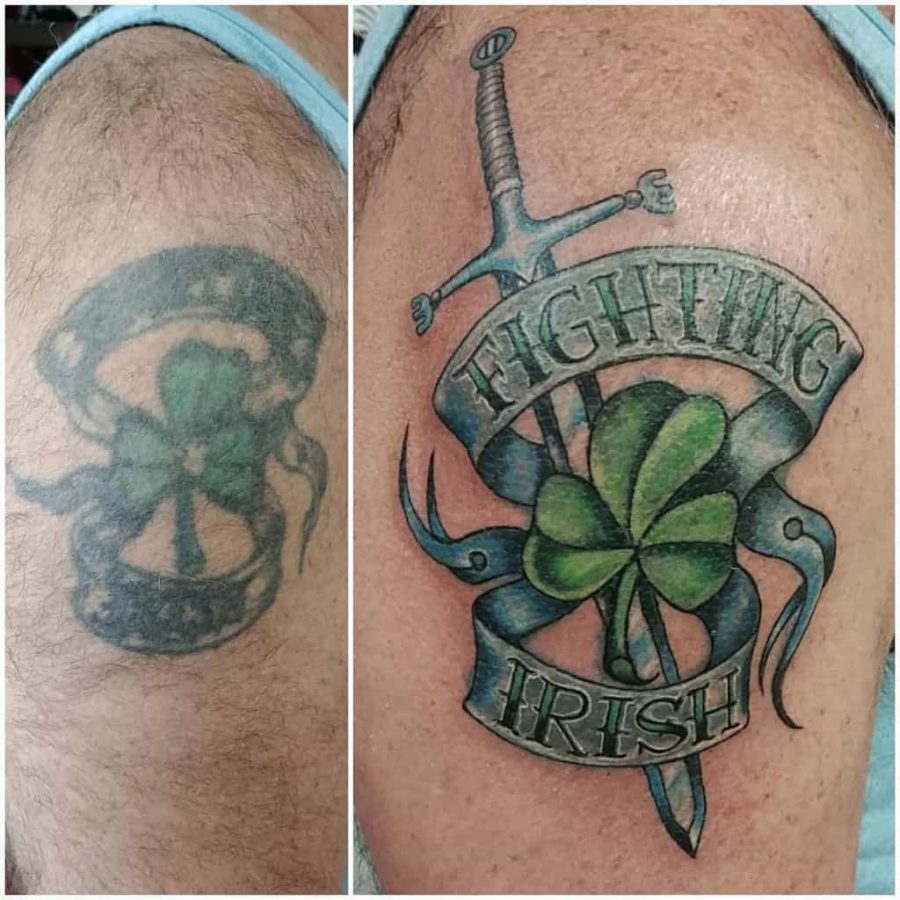 Irish Sword Fighting Irish Tattoo